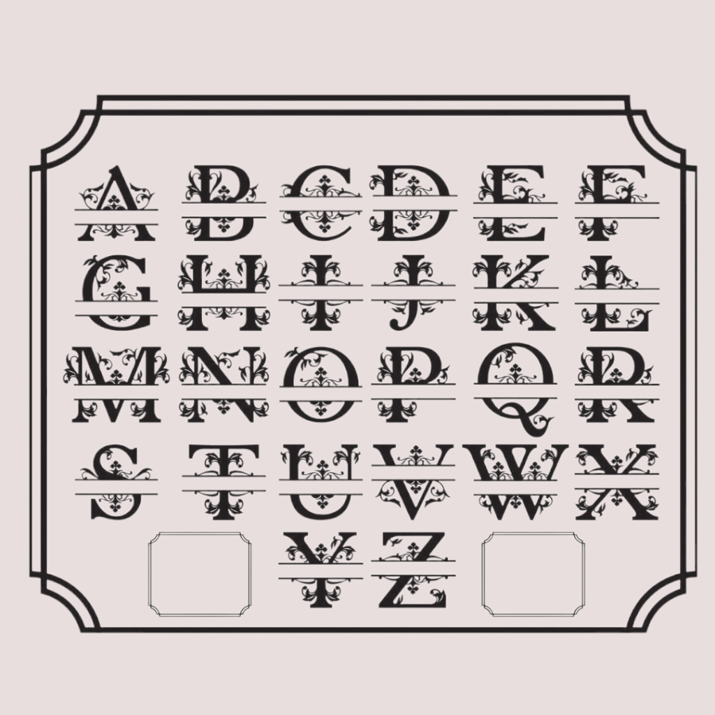 MDF Monogram Bases – Ready-to-Paint DIY Craft for Weddings, Birthdays & Home Decor