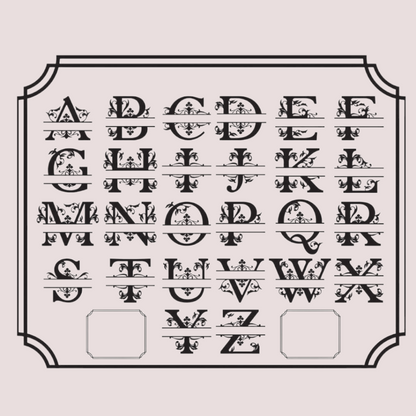 MDF Monogram Bases – Ready-to-Paint DIY Craft for Weddings, Birthdays & Home Decor