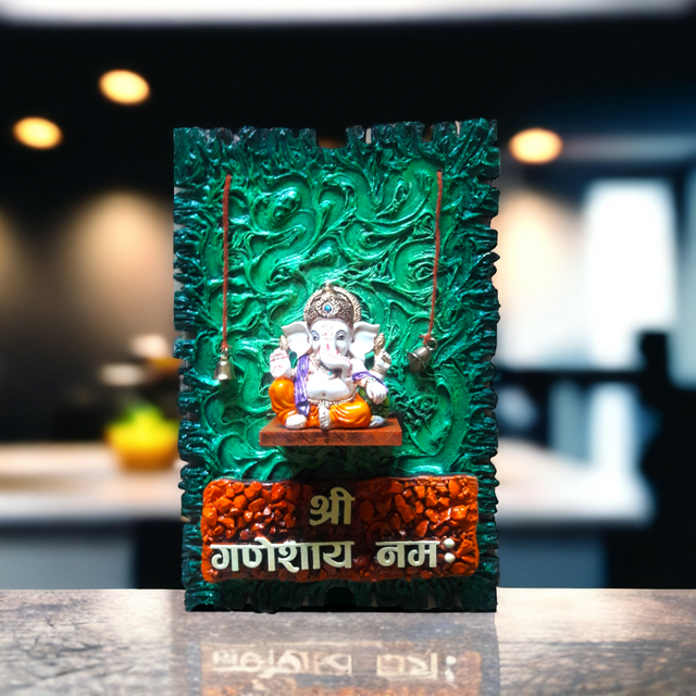 Rectangle Ganesha Wall Hanging