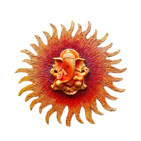 Sun Shaped Ganesha Mural